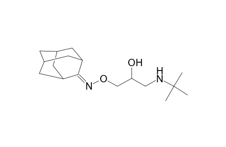 2-Adamantanone o-[3-(tert-butylamino)-2-hydroxypropyl]oxime