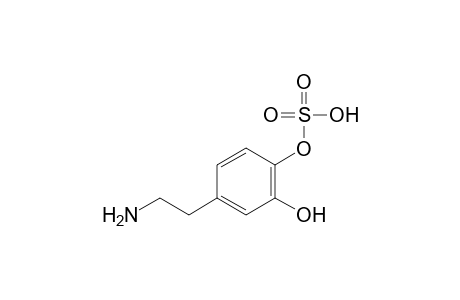 4-(2-aminoethyl)pyrocatechol, 1-(hydrogen sulfate)