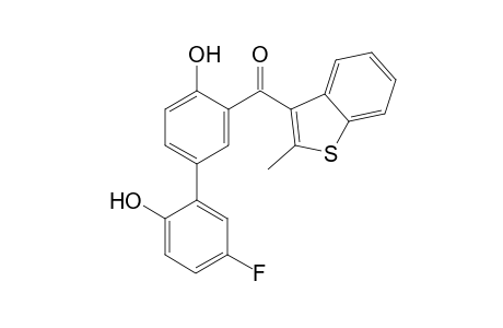 (5'-Fluoro-2',4-dihydroxy-1,1'-biphenyl-3-yl)(2-methyl-1-benzothiophen-3-yl)methanone