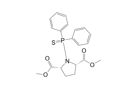 cis-Dimethyl 1-[diphenylphosphinothioyl]pyrrolidin-2,5-biscarboxylate