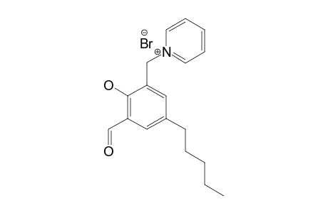 1-(3-FORMYL-2-HYDROXY-5-PENTYLBENZYL)-PYRIDINIUM-BROMIDE