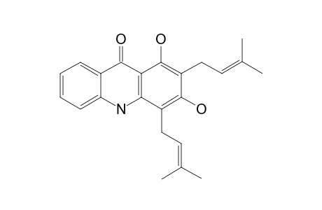 1,3-DIHYDROXY-2,4-DIPRENYL-ACRIDONE