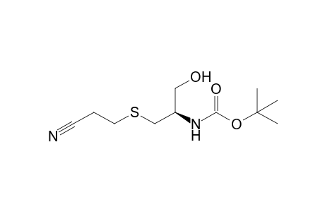 N-[(1R)-1-[(2-cyanoethylthio)methyl]-2-hydroxy-ethyl]carbamic acid tert-butyl ester