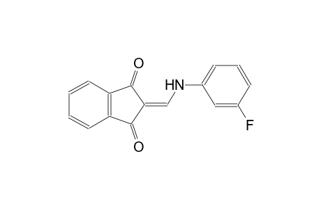 1H-indene-1,3(2H)-dione, 2-[[(3-fluorophenyl)amino]methylene]-