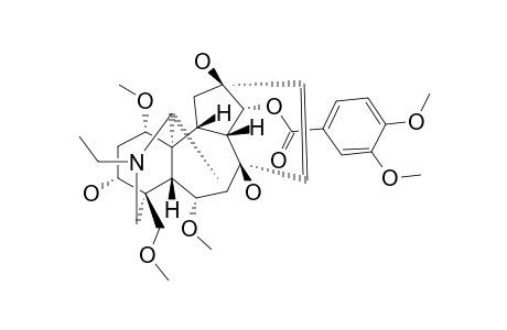 16-DEMETHOXY-15,16-DEHYDROVERATROYLPSEUDACONINE;BALFOURINE