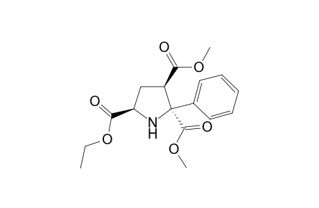 5-Ethyl 2,3-dimethyl (2S*,3R*,5R*)-2-phenylpyrrolidine-2,3,5-tricarboxylate