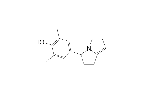 (+-)-2,6-Dimethyl-4-[1,2-dihydropyrrolizin-3-yl)phenol