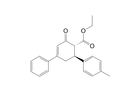 3-PHENYL-(5R)-(PARA-METHYLPHENYL)-(6T)-CARBETHOXYCYCLOHEX-2-ENONE