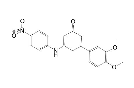 2-cyclohexen-1-one, 5-(3,4-dimethoxyphenyl)-3-[(4-nitrophenyl)amino]-