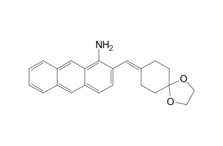 2-(1,4-Dioxaspiro[4.5]dec-8-ylidenemethyl)anthracen-1-ylamine