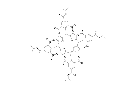 TETRAKIS-5,10,15,20-(2',6'-DINITRO-4'-ISOPROPYLOXYCARBONYLPHENYL)-PORPHYRIN;H2TDNIOCPP
