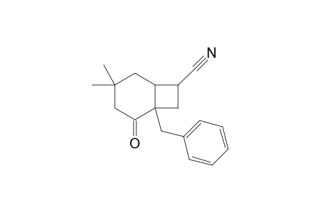 1-Benzyl-4,4-dimethyl-2-oxobicyclo[4.2.0]octane-7-(exo)-carbonitrile