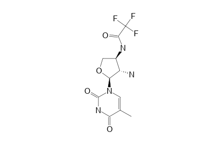 1-[2'-AMINO-2',3'-DIDEOXY-3'-N-(TRIFLUOROACETYL)-L-THREO-FURANOSYL]-THYMINE