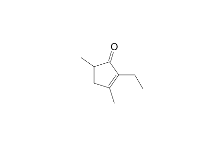 2-Ethyl-3,5-dimethyl-1-cyclopent-2-enone