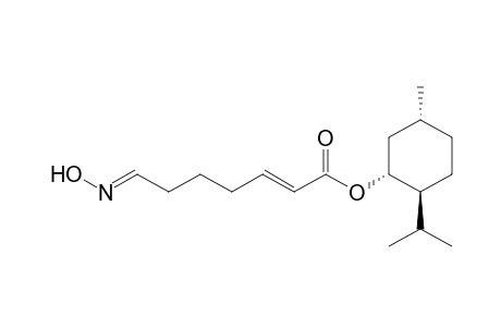 (L)-Menthyl trans-heptenoate-7-al oxime