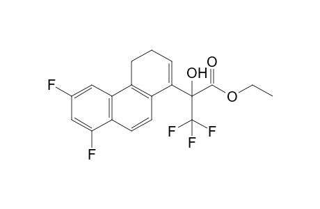 2-(6,8-difluoro-3,4-dihydrophenanthren-1-yl)-3,3,3-trifluoro-2-hydroxy-propionic acid ethyl ester