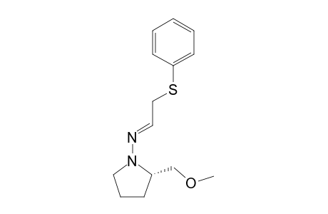 (S)-(-)-2-Methoxymethyl-1-(2-phenylthio-1-ethylidenamino)pyrrolidine