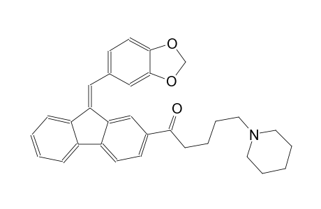 1-pentanone, 1-[(9Z)-9-(1,3-benzodioxol-5-ylmethylene)-9H-fluoren-2-yl]-5-(1-piperidinyl)-