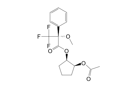 (1R,2S)-2-Acetoxycyclopentyl (R)-.alpha.-Methoxy-.alpha.-(trifluoromethyl)phenylacetate