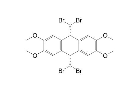 9,10-bis(dibromomethyl)-2,3,6,7-tetramethoxy-9,10-dihydroanthracene
