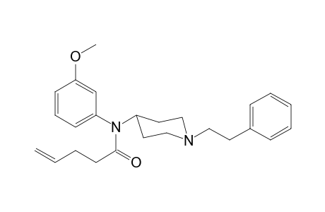 N-(3-Methoxyphenyl)-N-[1-(2-phenylethyl)piperidin-4-yl]pent-4-enamide