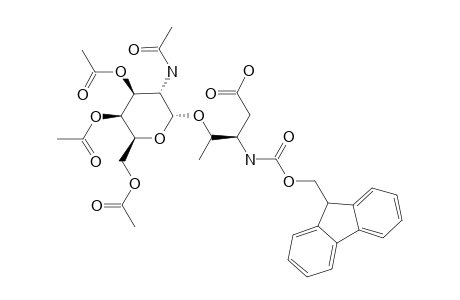 N-(9H-FLUOREN-9-YL)-METHOXYCARBONYL-[ALPHA-3,4,6-TRI-O-ACETYL-2-ACETAMIDO-2-DEOXY-GALACTOPYRANOSYL]-BETA(3)-HOMO-THREONINE