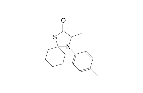 1-thia-4-azaspiro[4.5]decan-2-one, 3-methyl-4-(4-methylphenyl)-