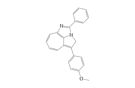 4-(p-Methoxyphenyl)-2-phenyl-3H-1,2a-diazacyclopent[cd]azulene