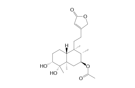 [(2S,3S,4R,4aR,7R,8S,8aR)-7,8-dihydroxy-3,4,8,8a-tetramethyl-4-[2-(5-oxo-2H-furan-3-yl)ethyl]decalin-2-yl] acetate