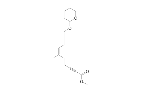 Methyl(6Z) 6,9,9-trimethyl-10-(tetrahydropyranyloxy)dec-6-en-2-ynoate