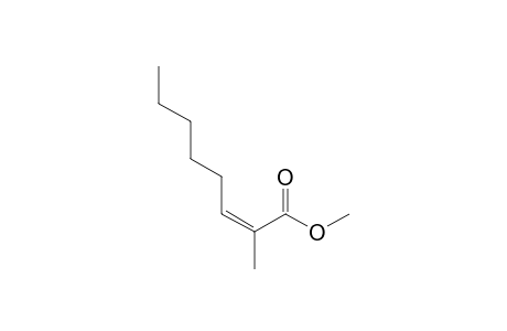 (Z)-2-methyl-2-octenoic acid methyl ester