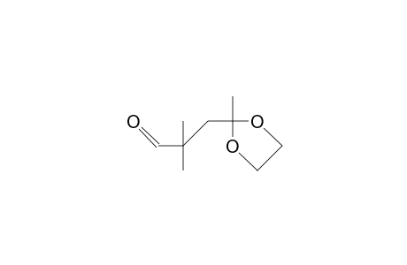 4,4-Ethylenedioxy-2,2-dimethyl-pentanal