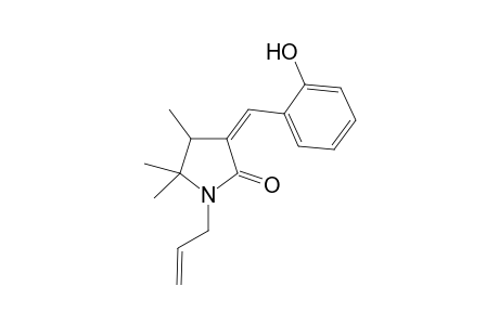 exo-1-Allyl-3-(2'-hydroxybenzylidene])-4,5,5-trimethylpyrrolidin-2-one