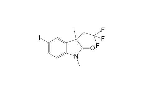 5-Iodo-1,3-dimethyl-3-(2,2,2-trifluoroethyl)indolin-2-one