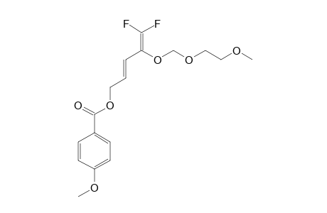 [(2E)-5,5-difluoro-4-(2-methoxyethoxymethoxy)penta-2,4-dienyl] 4-methoxybenzoate