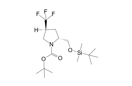 (2R,4S)-2-tert-butyldimethylsilyloxymethyl-4-trifluoromethyl-N-(1,1-dimethyl)ethoxycarbonyl]pyrrolidine