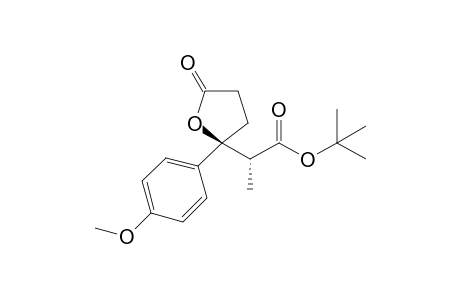 ani-tert-Butyl 2-(2-(4-methoxyphenyl)-5-oxotetrahydrofuran-2-yl)propanoate