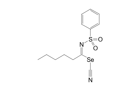 (1Z)-N-(Phenylsulfonyl)hexanimidoyl Selenocyanate