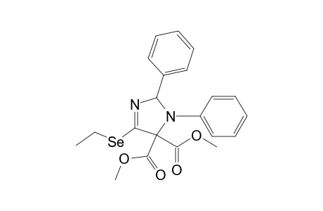 4H-Imidazole-4,4-dicarboxylic acid, 5-(ethylseleno)-2,3-dihydro-2,3-diphenyl-, dimethyl ester