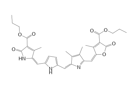 Dimethyl 1,19,21,24-tetrahydro-3,12,13,17-tetramethyl-1,19-dioxo-22-oxa-22-deazabilin-2,18-dipropanoate