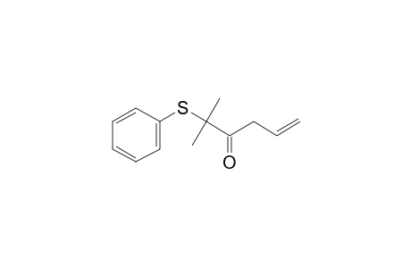 2-Methyl-2-phenylsulfanylhex-5-en-3-one