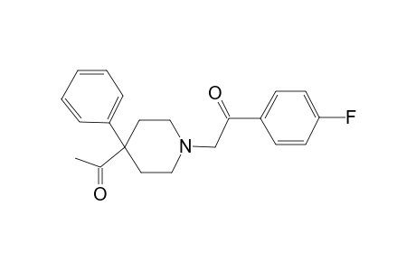 Piperazine, 4-acetyl-4-phenyl-1-[4-fluorobenzoylmethyl]-