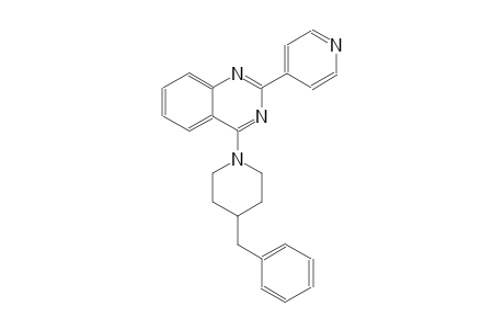 4-(4-benzyl-1-piperidinyl)-2-(4-pyridinyl)quinazoline