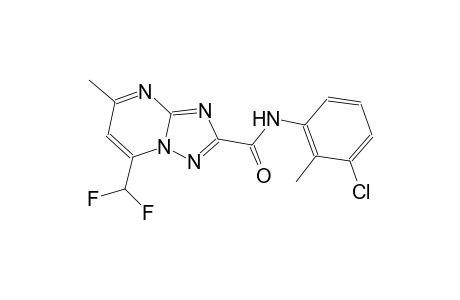N-(3-chloro-2-methylphenyl)-7-(difluoromethyl)-5-methyl[1,2,4]triazolo[1,5-a]pyrimidine-2-carboxamide