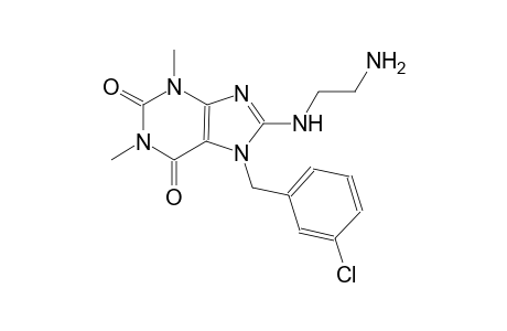 8-[(2-aminoethyl)amino]-7-(3-chlorobenzyl)-1,3-dimethyl-3,7-dihydro-1H-purine-2,6-dione