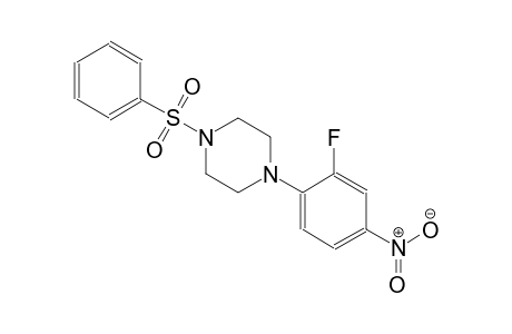 1-(2-Fluoro-4-nitrophenyl)-4-(phenylsulfonyl)piperazine