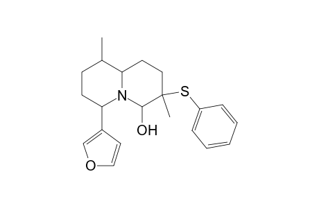 7.alpha.-P-methylphenylthiodeoxynupharidin-6-ol