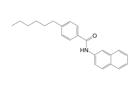 4-Hexyl-N-(2-naphthyl)benzamide