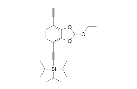 [(2-Ethoxy-7-ethynyl-1,3-benzodioxol-4-yl)ethynyl](triisopropyl)silane