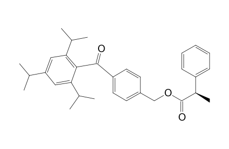 [4-(2,4,6-triisopropylbenzoyl)phenyl]methyl (2R)-2-phenylpropanoate